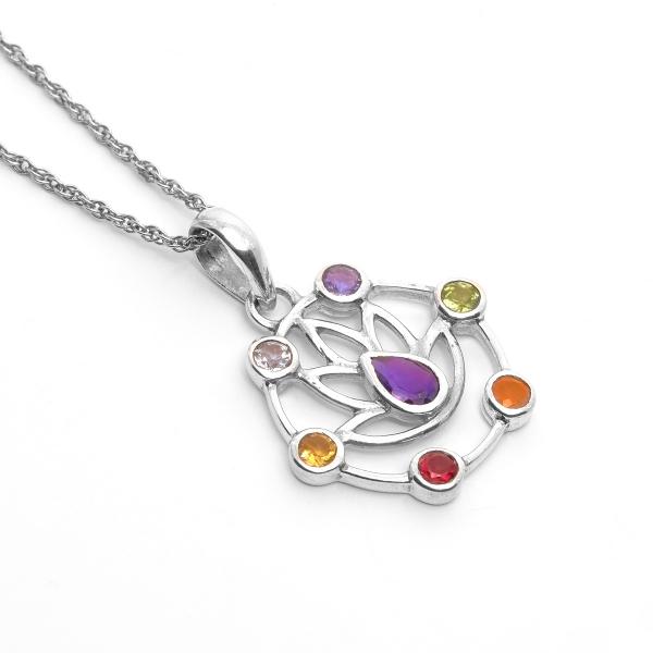 Pendentif univers argent Nirvana